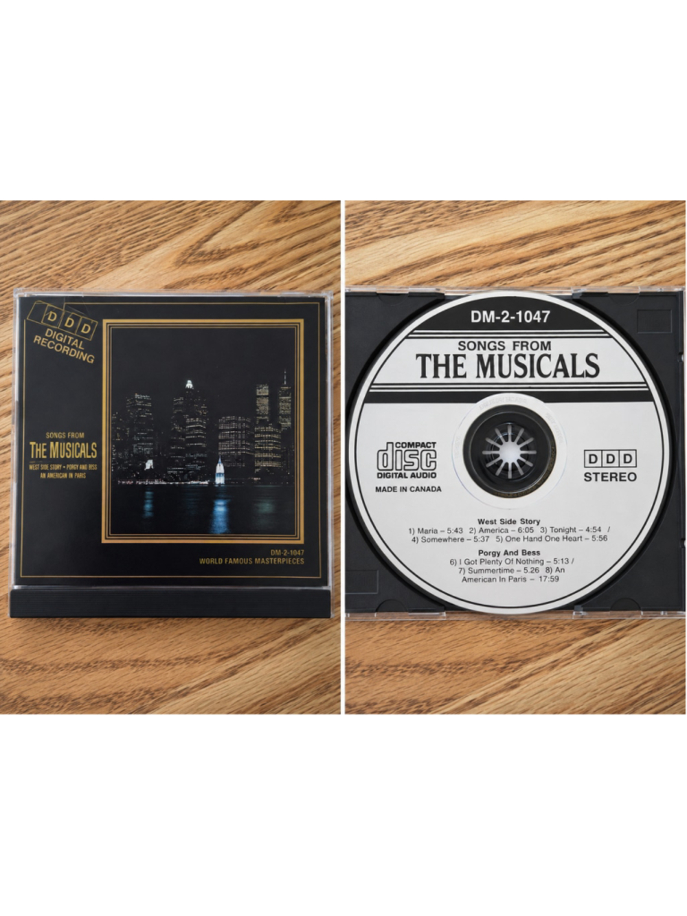 Songs From The Musicals CD West Side Story Porgy & Bess Gershwin Bernstein